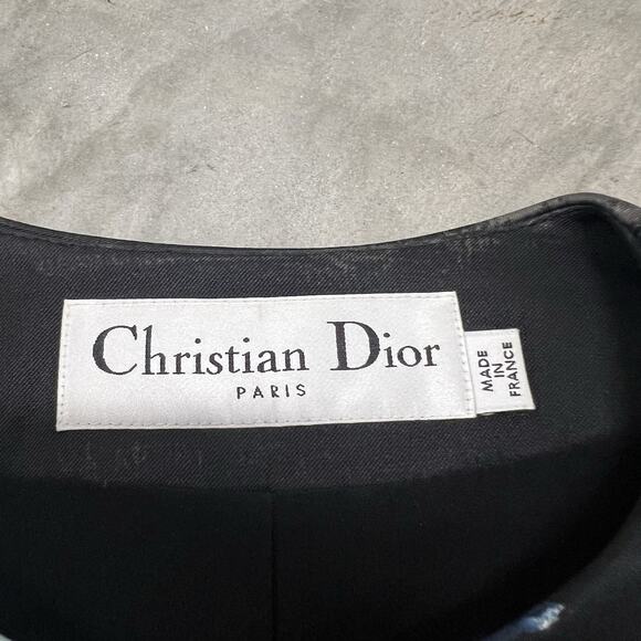 Christian Dior Sleeveless Dress Size F 34/US 2 Hook Eye Loop Closure Multicolor - Picture 7 of 8